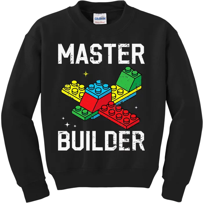 Master Builder Building Blocks Brick Toy Kids Sweatshirt