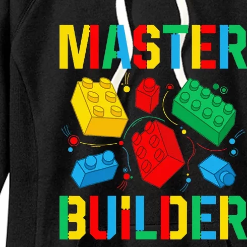 Master Builder Building Blocks Brick Toy Master Builder Women's Fleece Hoodie