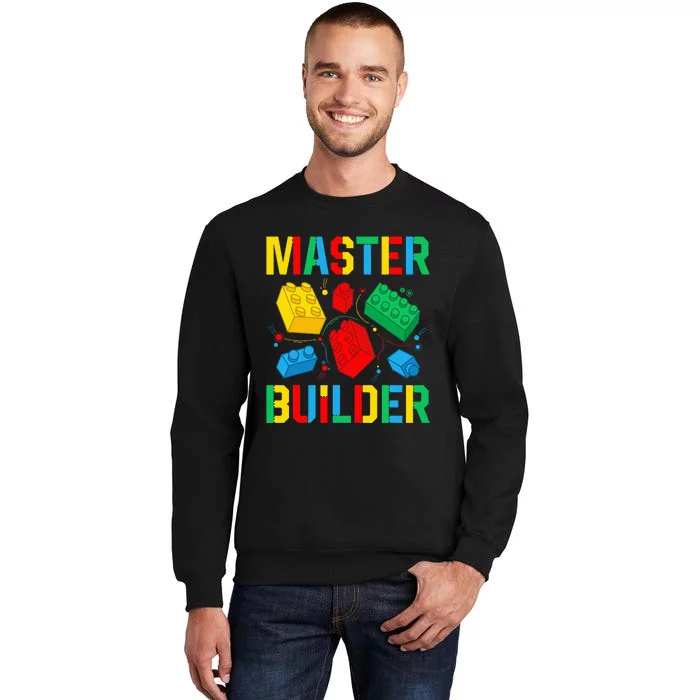 Master Builder Building Blocks Brick Toy Master Builder Tall Sweatshirt