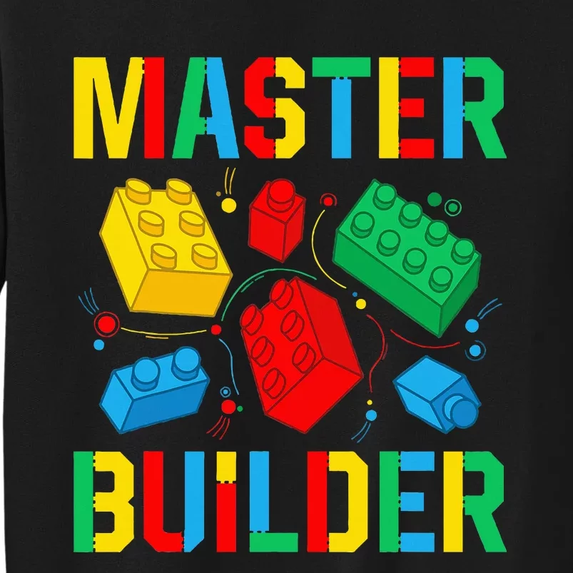 Master Builder Building Blocks Brick Toy Master Builder Tall Sweatshirt