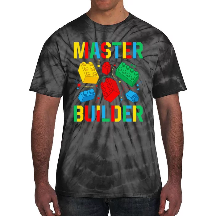 Master Builder Building Blocks Brick Toy Master Builder Tie-Dye T-Shirt