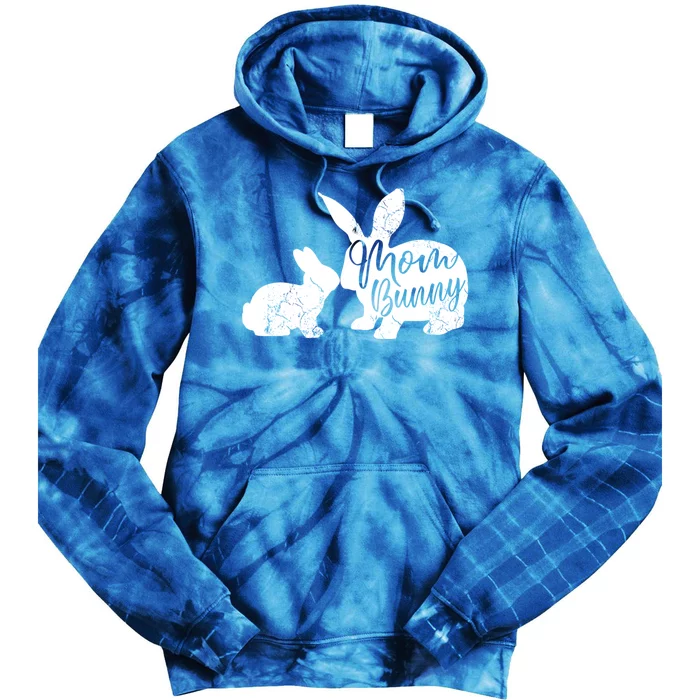 Mom Bunny Cute Matching Easter Gift Gift Tie Dye Hoodie