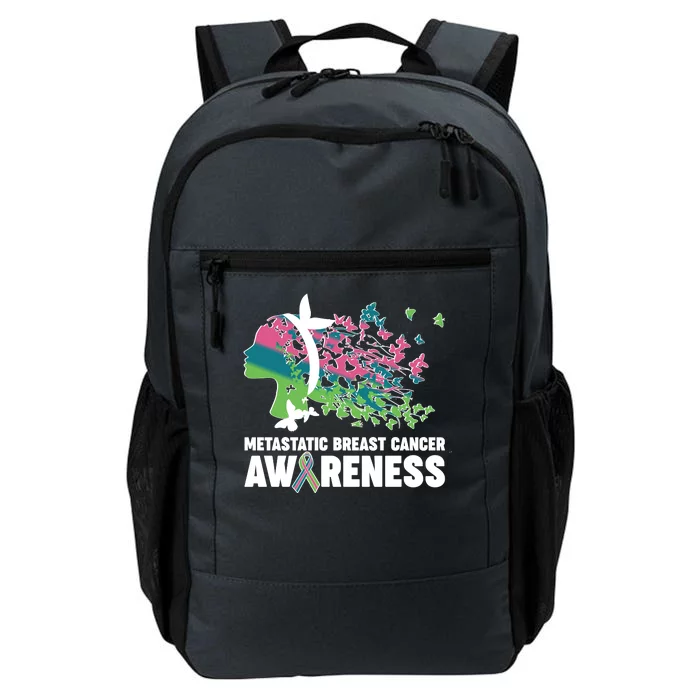 Metastatic Breast Cancer Awareness Butterflies Daily Commute Backpack