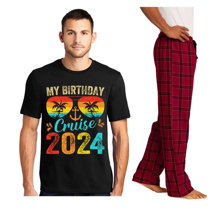 My Birthday Cruise 2024 Party Cruise Birthday Vacation Pajama Set