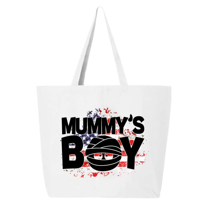 Mummys Boy Cute American Flag 25L Jumbo Tote