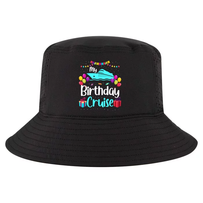 My Birthday Cruise Ship Party Birthday Squad 2024 Vacation Cool Comfort Performance Bucket Hat