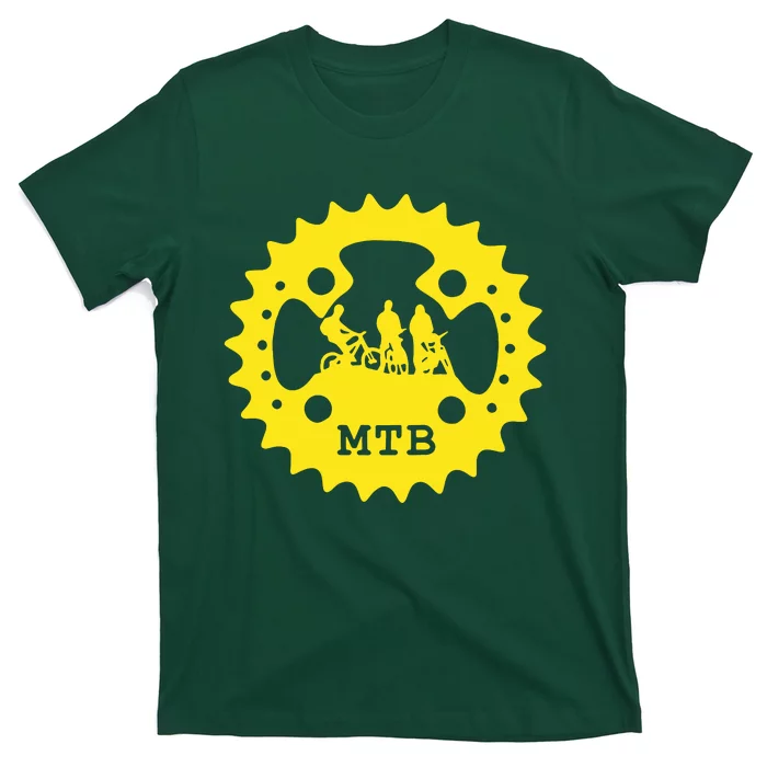 Mountain Bike Chainring Mtb Bicycle T-Shirt