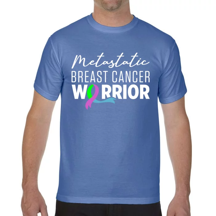 Metastatic Breast Cancer Awareness Aware Warrior Funny Gift Comfort Colors T-Shirt