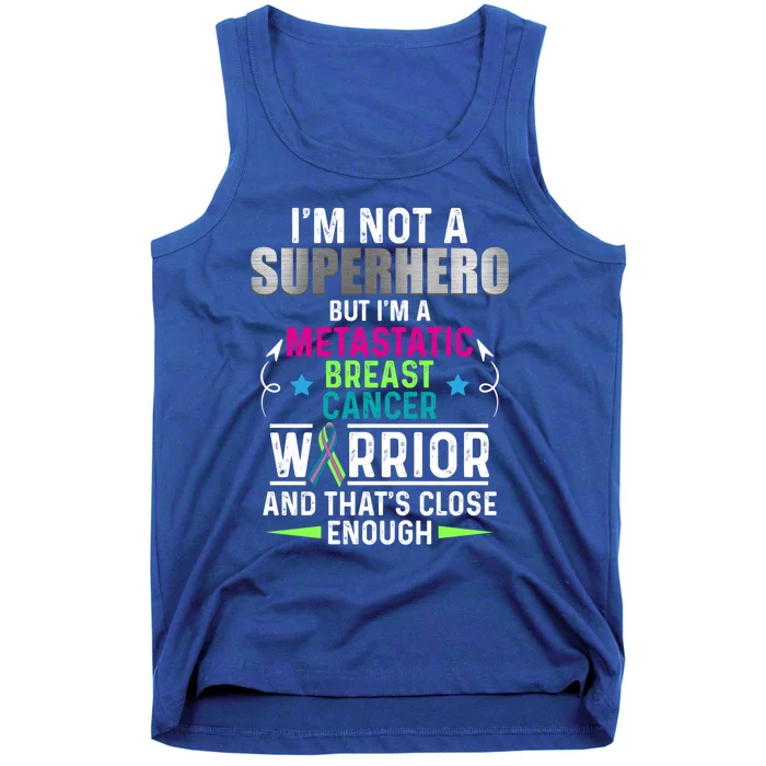 Metastatic Breast Cancer Awareness Inspire Warrior Gift Tank Top