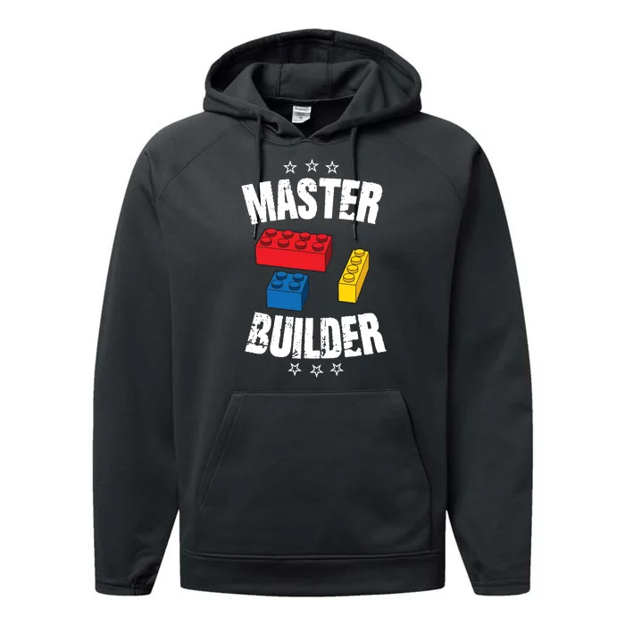 Master Builder Cool Gift Performance Fleece Hoodie