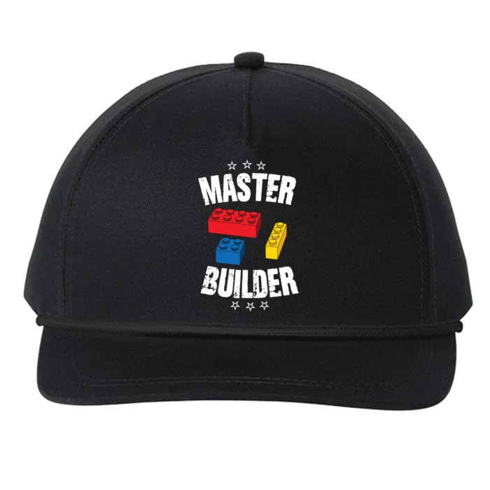 Master Builder Cool Gift Snapback Five-Panel Rope Hat