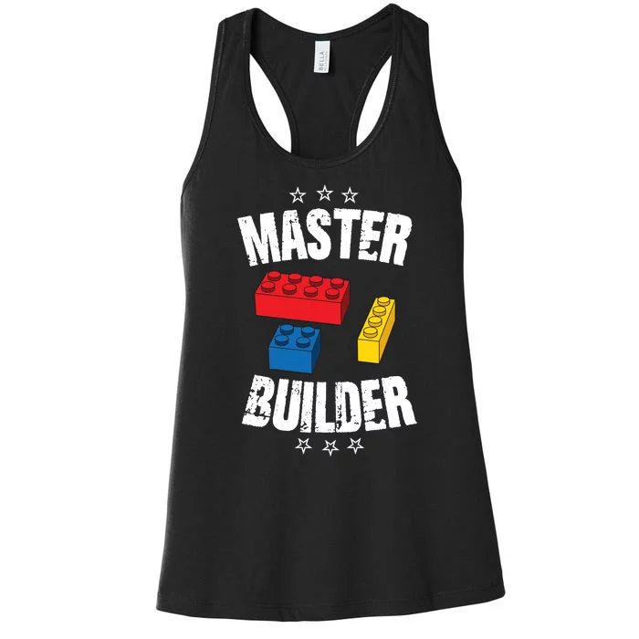 Master Builder Cool Gift Women's Racerback Tank