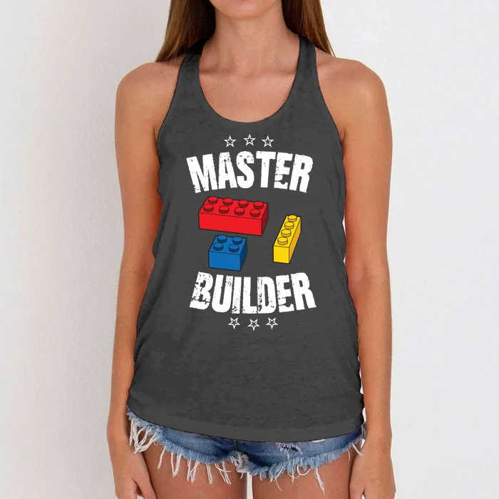 Master Builder Cool Gift Women's Knotted Racerback Tank