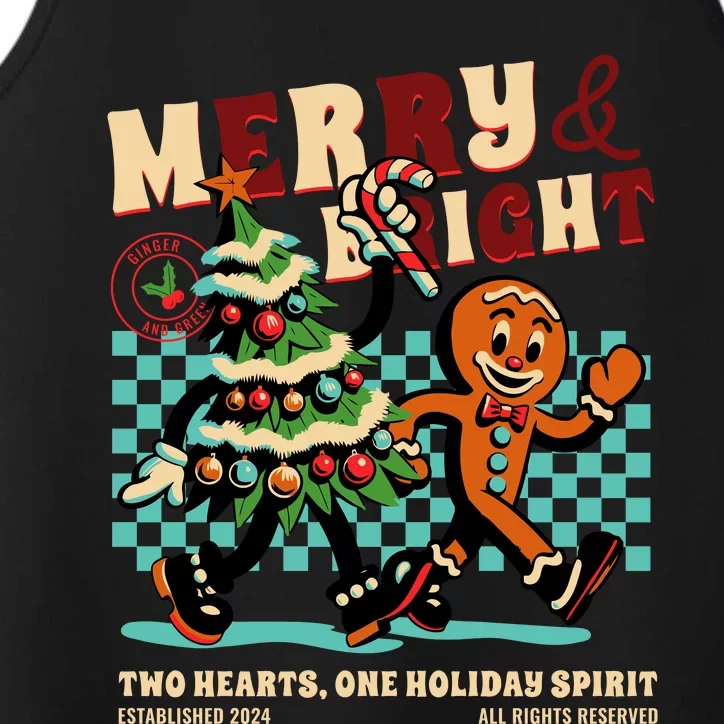 Merry & Bright Christmas Performance Tank