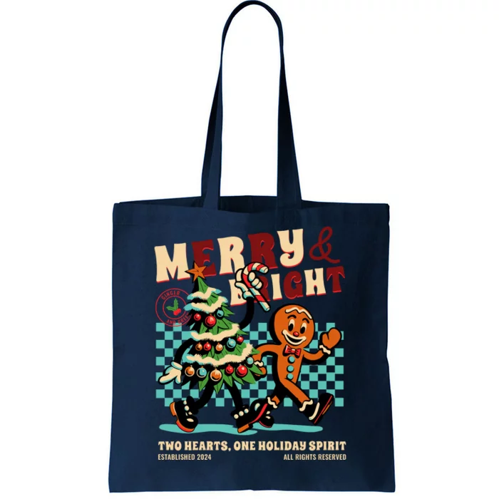 Merry & Bright Christmas Tote Bag