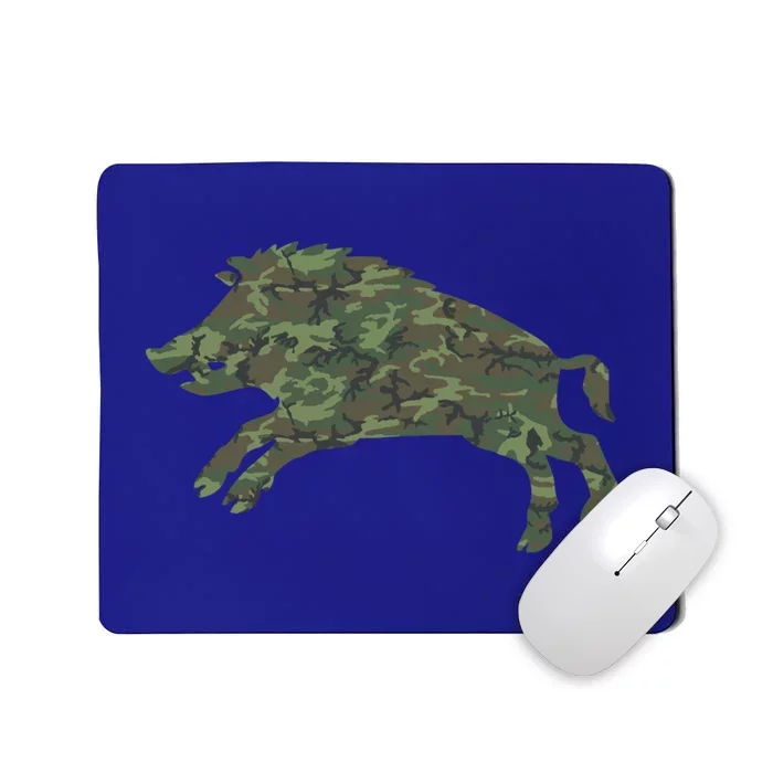 Military Boar Camo Print Us Pig Hog Tusk Veteran Gift Mousepad