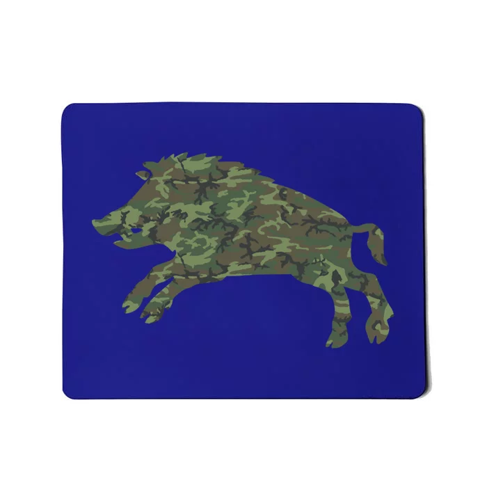 Military Boar Camo Print Us Pig Hog Tusk Veteran Gift Mousepad