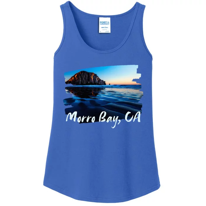 Morro Bay Ca Morro Rock California Ladies Essential Tank