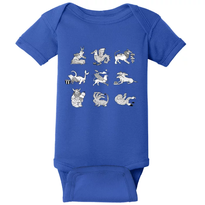 Mythical Beasts Cool Gift Baby Bodysuit