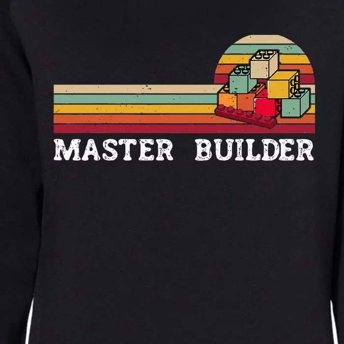 Master Builder Cool Builder Building Blocks Set Toys Womens California Wash Sweatshirt