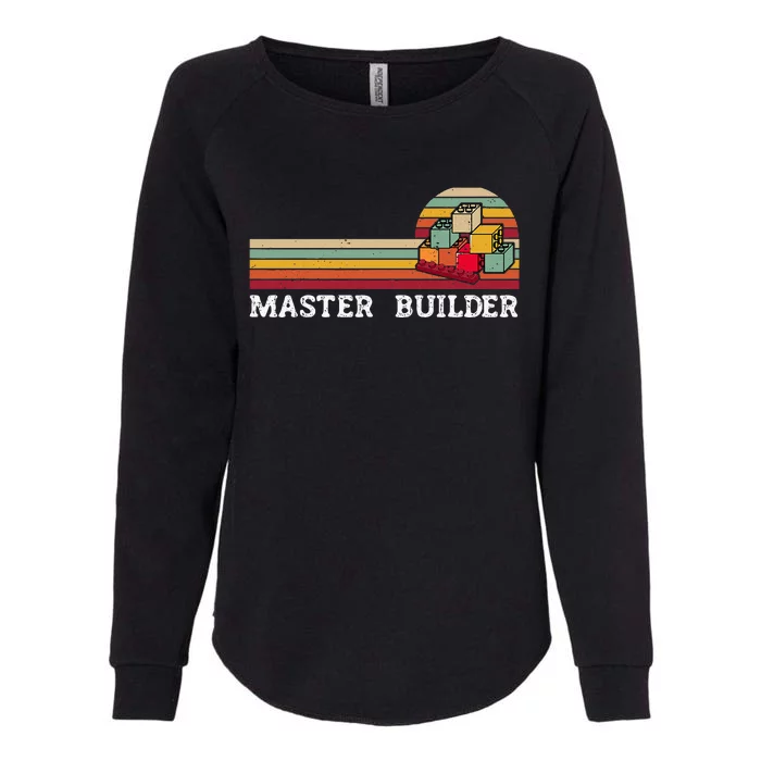 Master Builder Cool Builder Building Blocks Set Toys Womens California Wash Sweatshirt