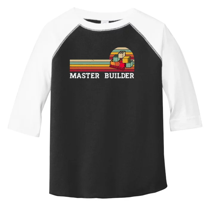 Master Builder Cool Builder Building Blocks Set Toys Toddler Fine Jersey T-Shirt