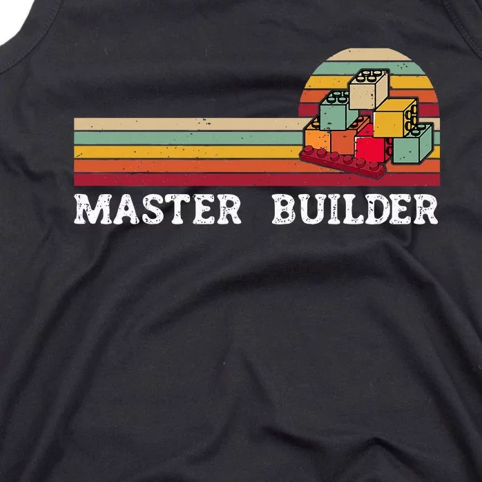 Master Builder Cool Builder Building Blocks Set Toys Tank Top