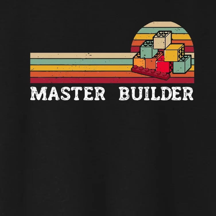 Master Builder Cool Builder Building Blocks Set Toys Women's Crop Top Tee