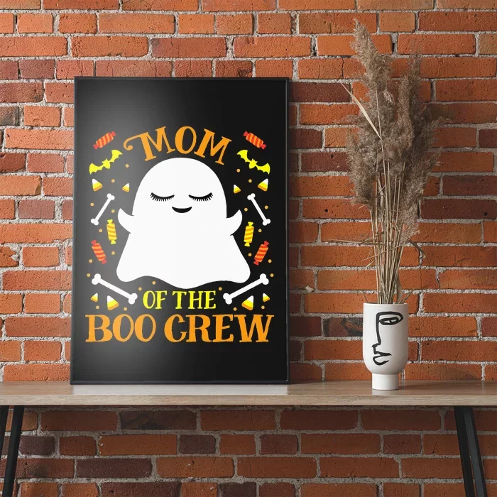 Mom Boo Crew Ghost Matching Family Set Mommy Halloween Poster