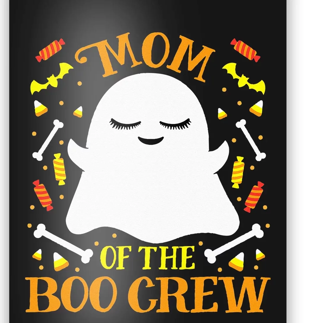 Mom Boo Crew Ghost Matching Family Set Mommy Halloween Poster