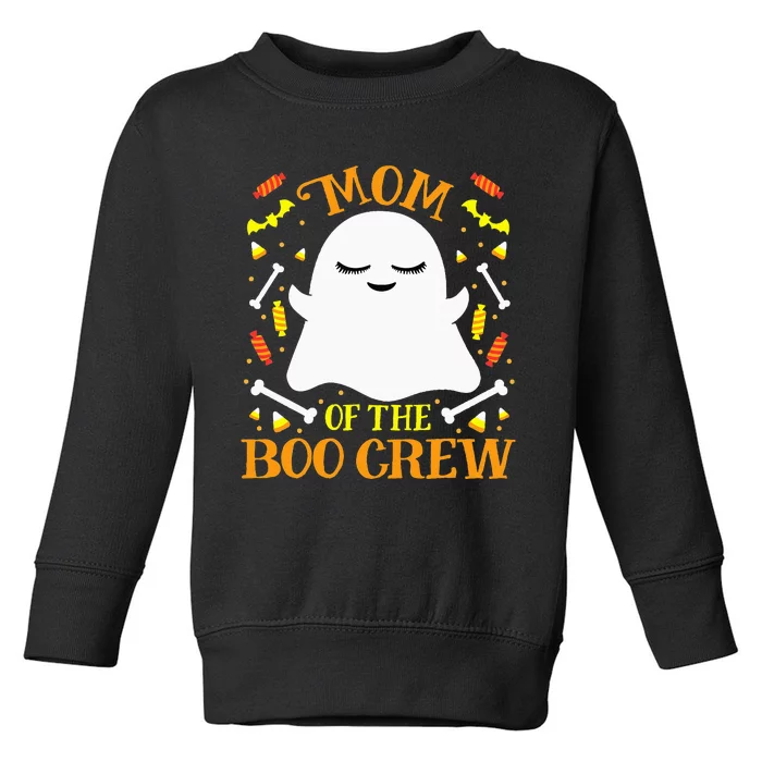 Mom Boo Crew Ghost Matching Family Set Mommy Halloween Toddler Sweatshirt