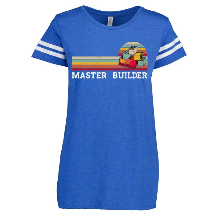 Master Builder Cool Builder Building Blocks Set Toys Enza Ladies Jersey Football T-Shirt