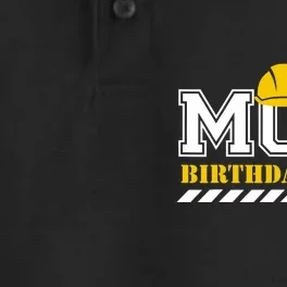 Mom Birthday Crew Construction Birthday Party Dry Zone Grid Performance Polo