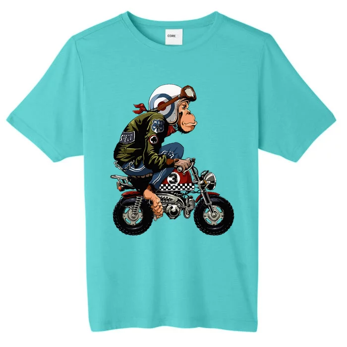 Monkey Bike Cartoon ChromaSoft Performance T-Shirt