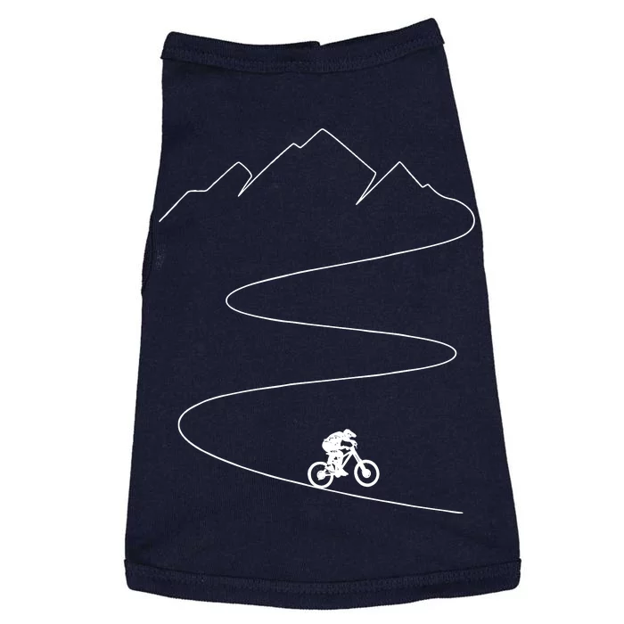 Mountain Biking Cyclist Rider Bicycle Single Track Riding Doggie Tank