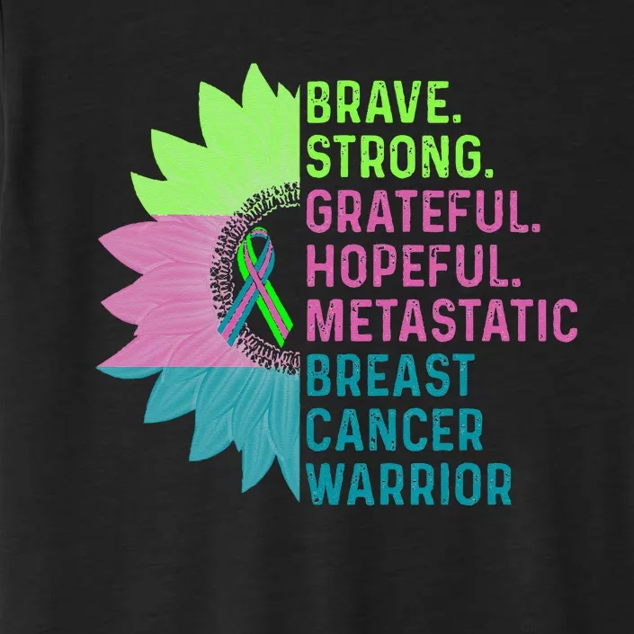 Metastatic Breast Cancer Awareness Care Warrior ChromaSoft Performance T-Shirt