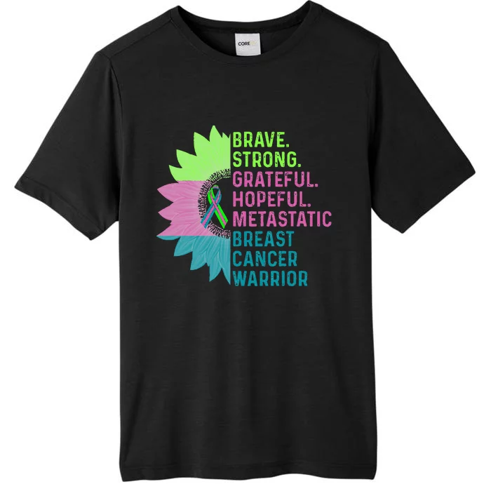 Metastatic Breast Cancer Awareness Care Warrior ChromaSoft Performance T-Shirt