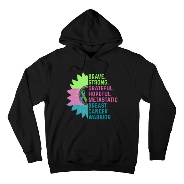 Metastatic Breast Cancer Awareness Care Warrior Tall Hoodie