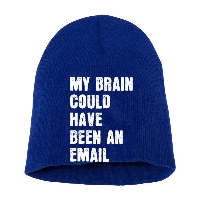 My Brain Could Have Been An Email Short Acrylic Beanie