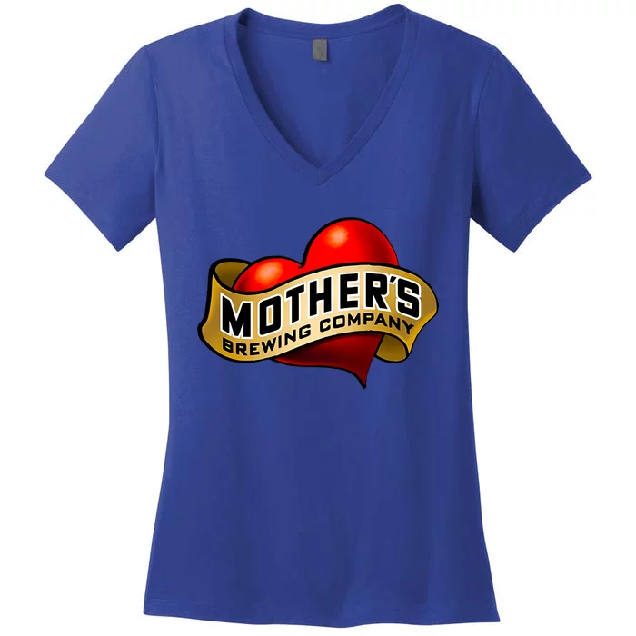 MotherS Brewing Company Women's V-Neck T-Shirt