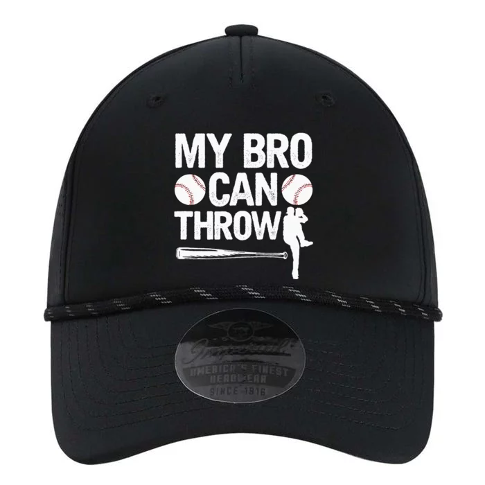 My Bro Can Throw Baseball Brother Player Pitcher Sibling Performance The Dyno Cap