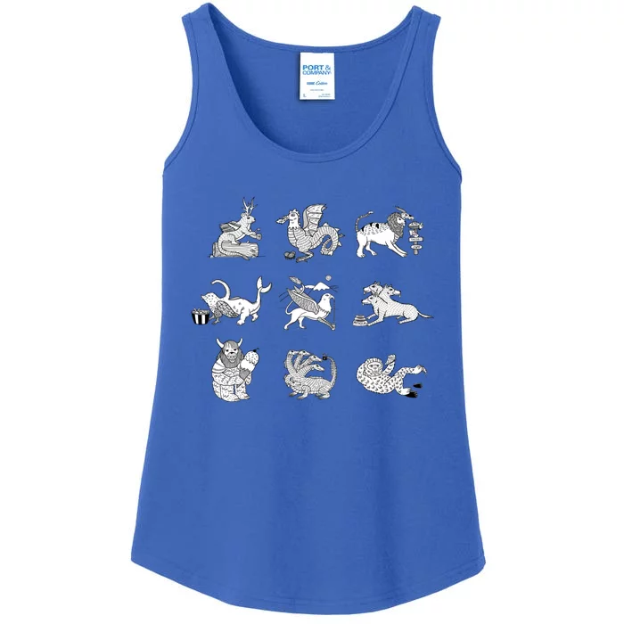 Mythical Beasts Cute Gift Ladies Essential Tank