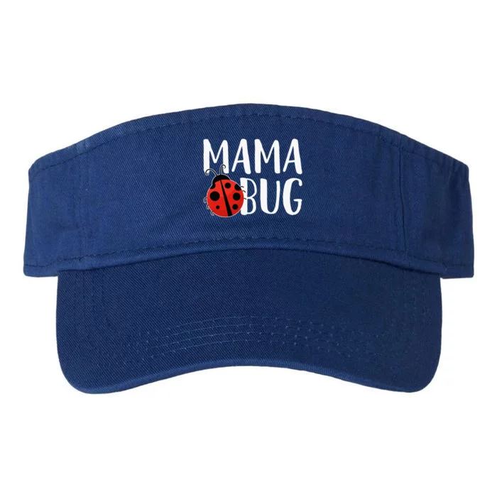 Mama Bug Cute Gift For Ladybug Moms Valucap Bio-Washed Visor