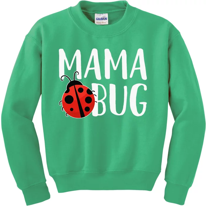 Mama Bug Cute Gift For Ladybug Moms Kids Sweatshirt