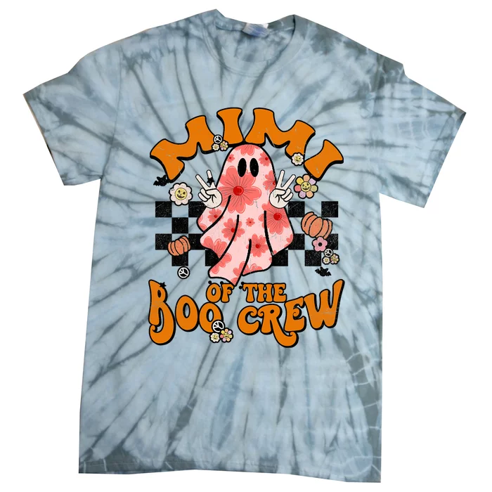 Mimi Boo Crew Groovy Matching Family Halloween Costume Tie-Dye T-Shirt