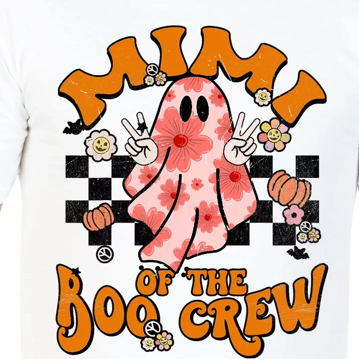 Mimi Boo Crew Groovy Matching Family Halloween Costume Comfort Colors T-Shirt