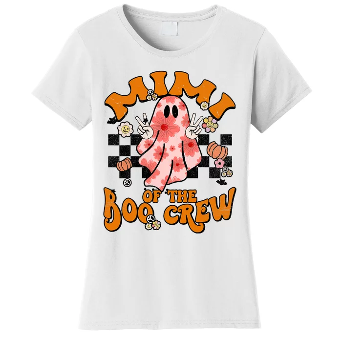 Mimi Boo Crew Groovy Matching Family Halloween Costume Women's T-Shirt