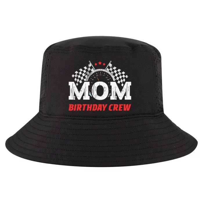 Mom Birthday Crew Race Car Theme Party Racing Car Driver Cool Comfort Performance Bucket Hat