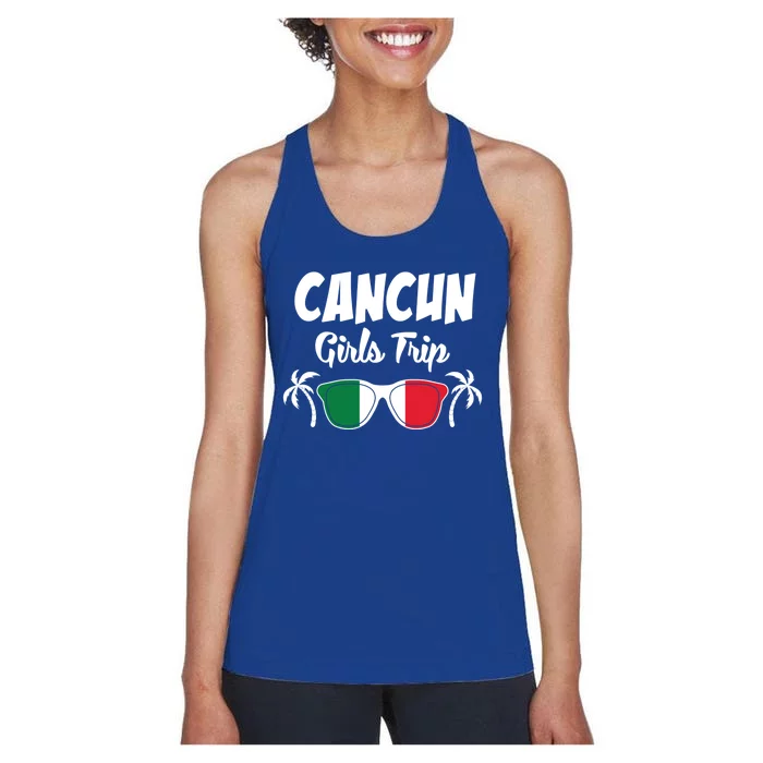 Matching Bachelorette Cancun Trip Meaningful Gift Women's Racerback Tank