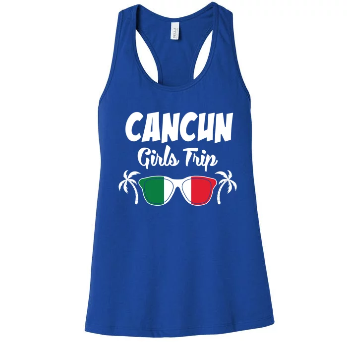 Matching Bachelorette Cancun Trip Meaningful Gift Women's Racerback Tank